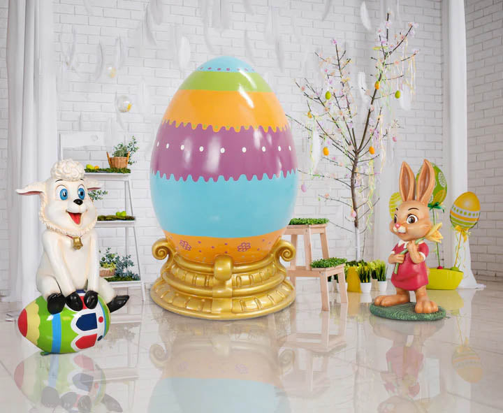 easter decorations bunny and egg-themed displays