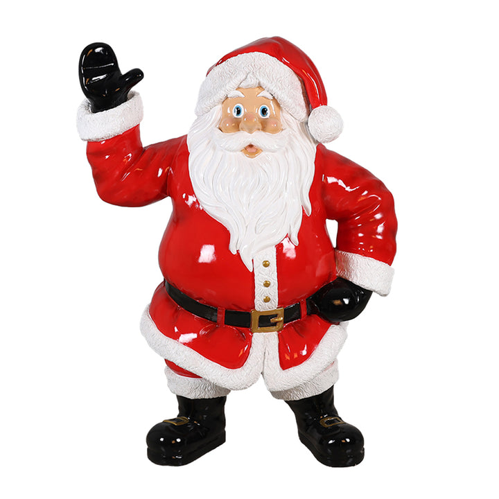 56-inch Life-Size Santa Statue
