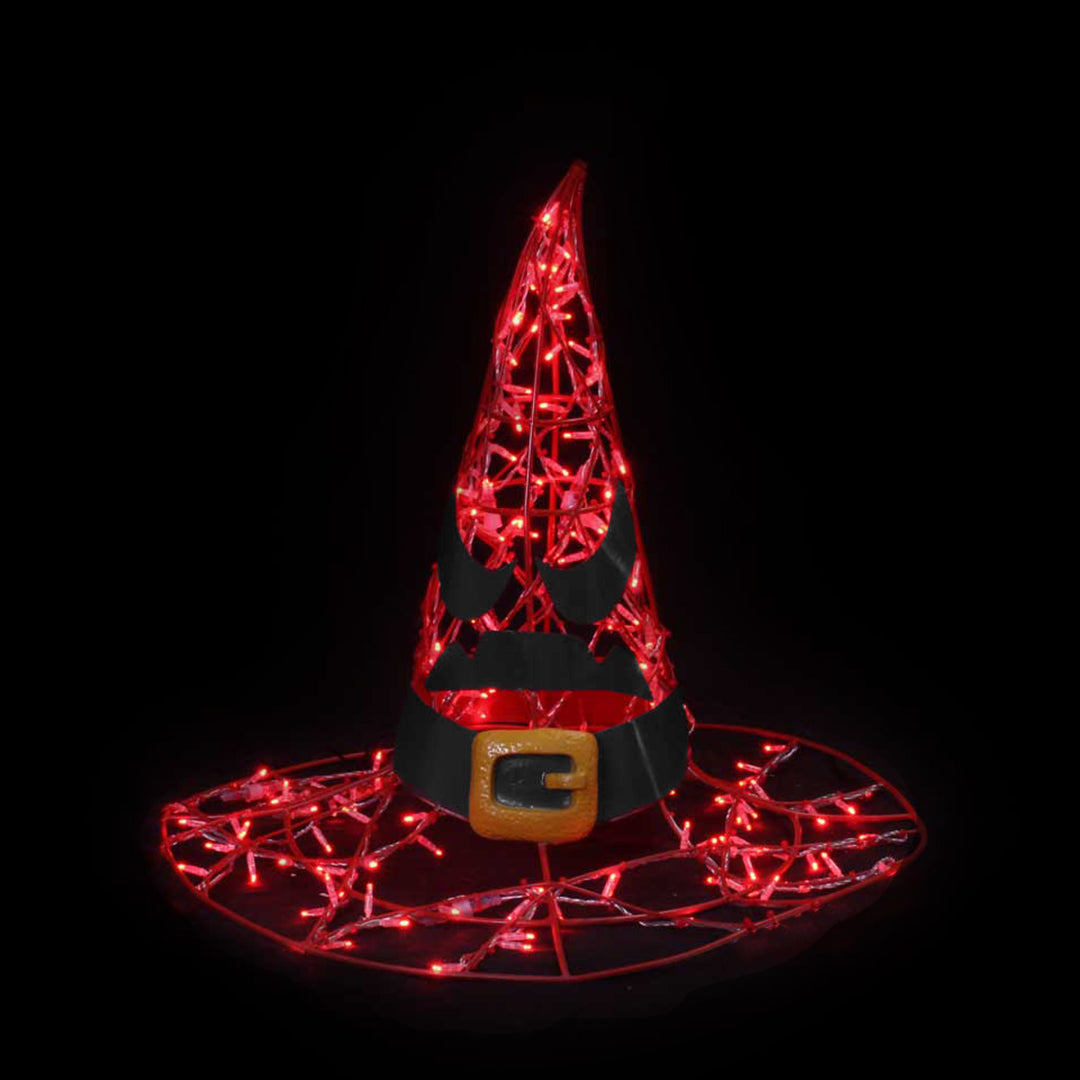 Illuminated Witch Hat "ANGRY"