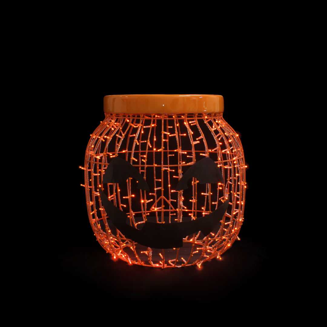 Jar Pumpkin - Orange - Floor standing