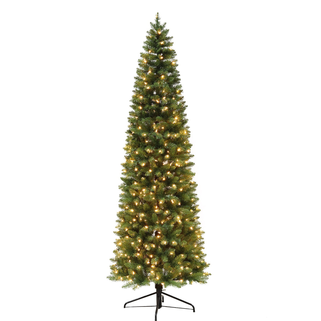 Youngsville Pine 7.5FT Christmas Tree with Warm White M4 LED Lights and Lush Full Branches