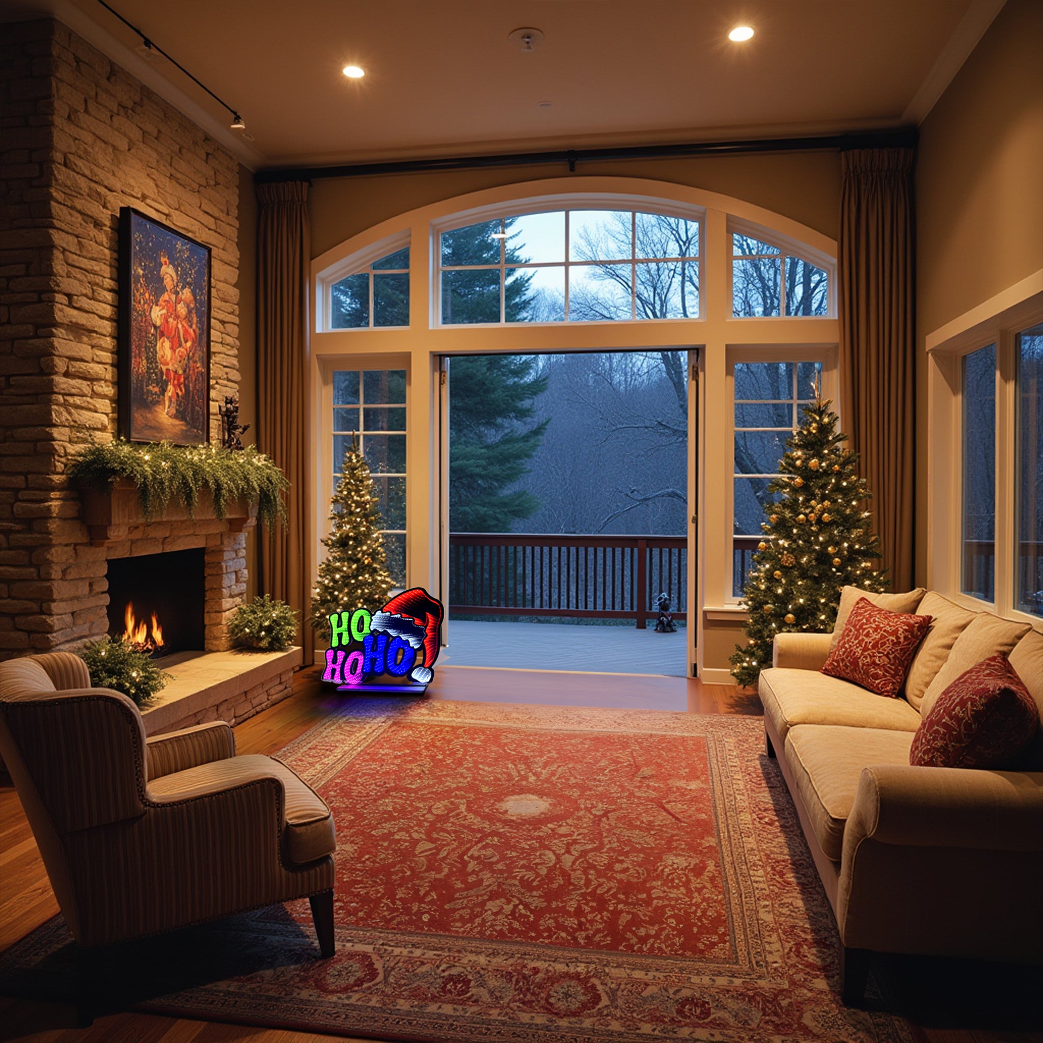 47.5Cm Infinity Christmas Hohoho Letters Universal Statues LLC