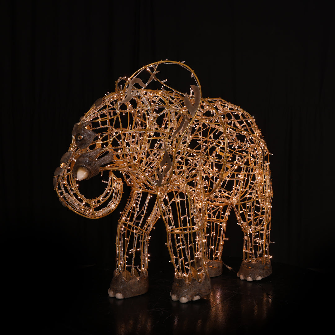 Ruby Elephant - Warm white - Floor standing
