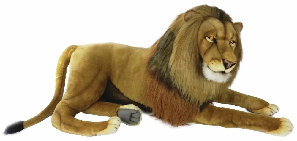 Animatronics Lion Male Lying - 60cm Tall