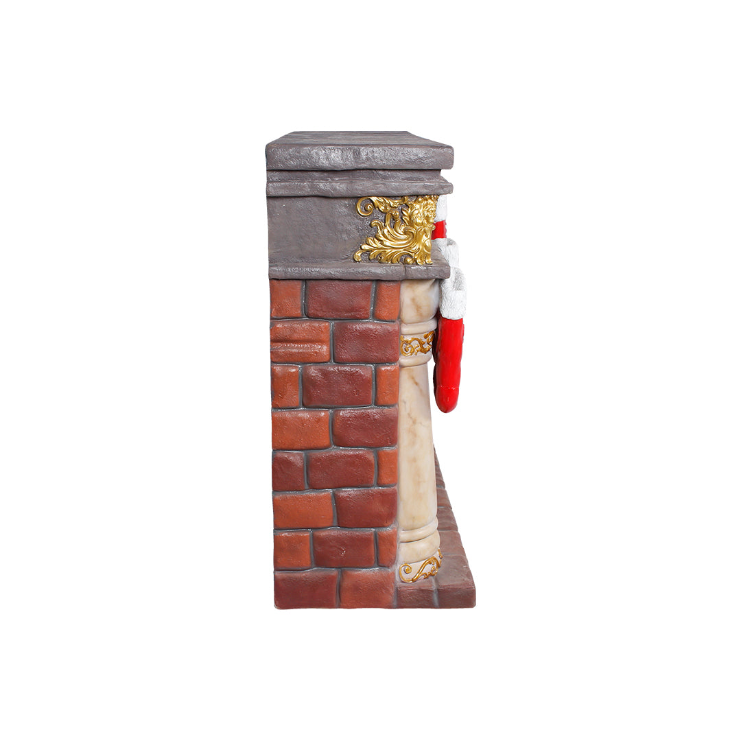 Fireplace with Socks