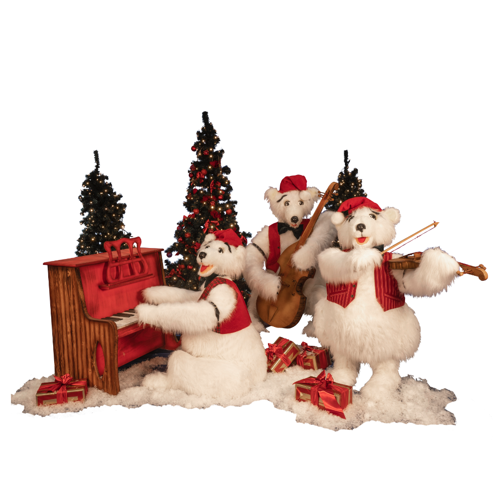 Polar Bear Band (3 Figures)