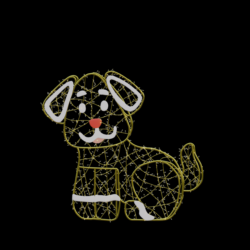 Gingerbread Dog - Floor standing