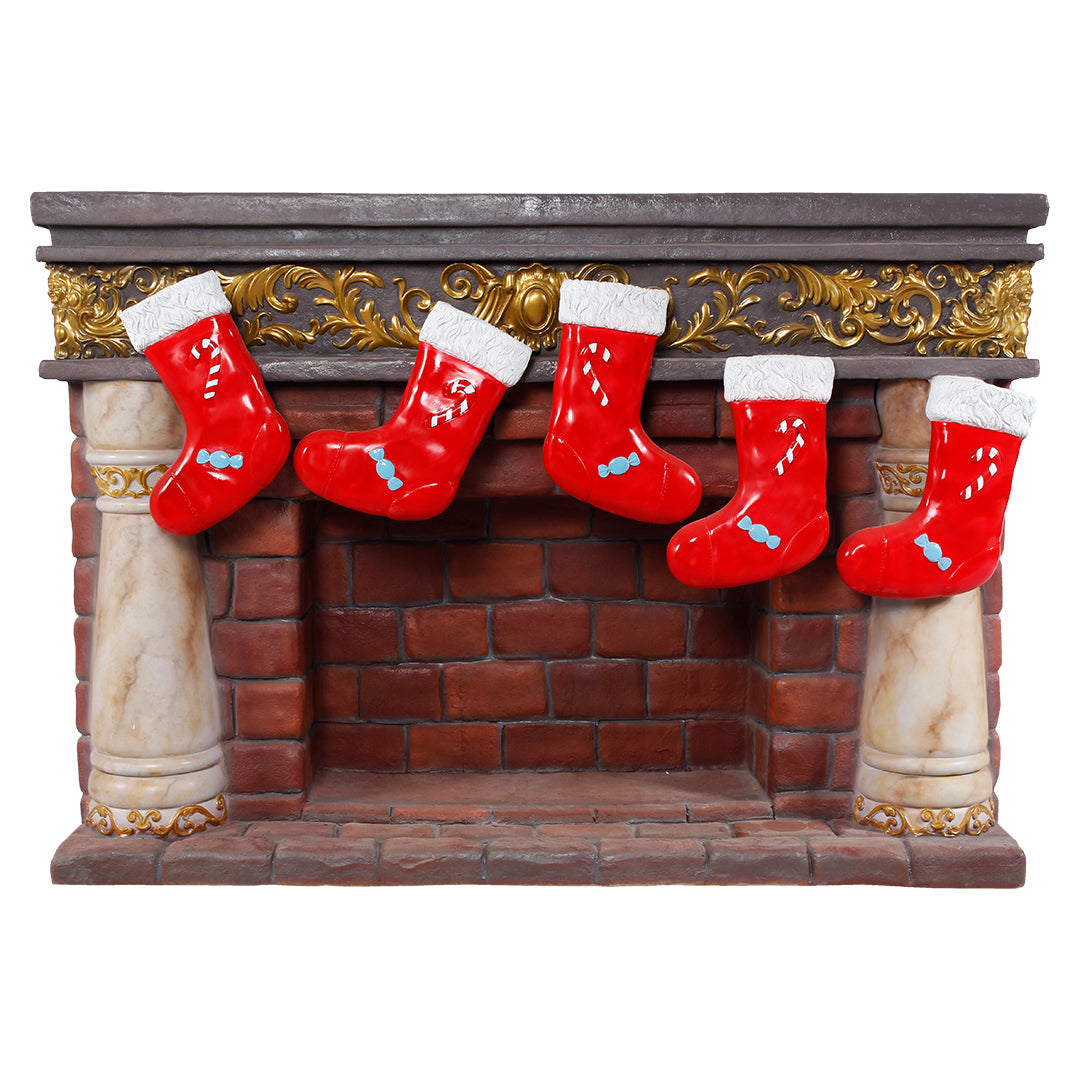 Fireplace with Socks