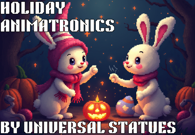 Holiday Animatronics by Universal Statues