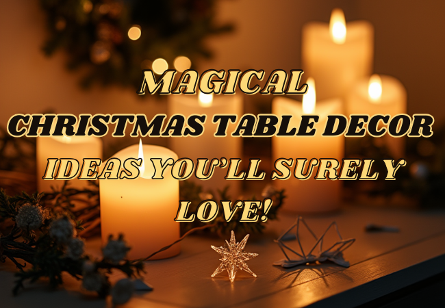  This Christmas table is so festive, it might just make you believe in Santa!