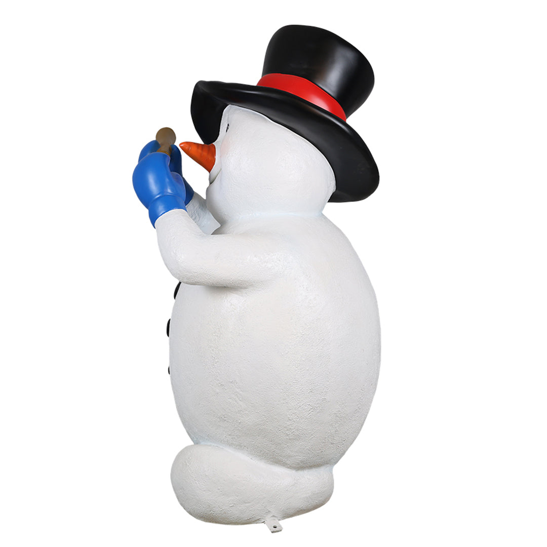 Snowman With Flute