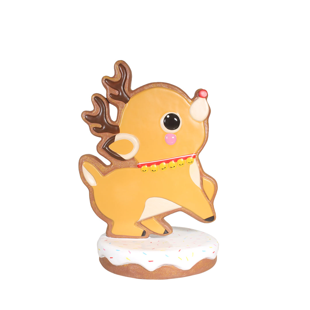 Gingerbread Rudolph - Christmas Statues – Universal Statues LLC