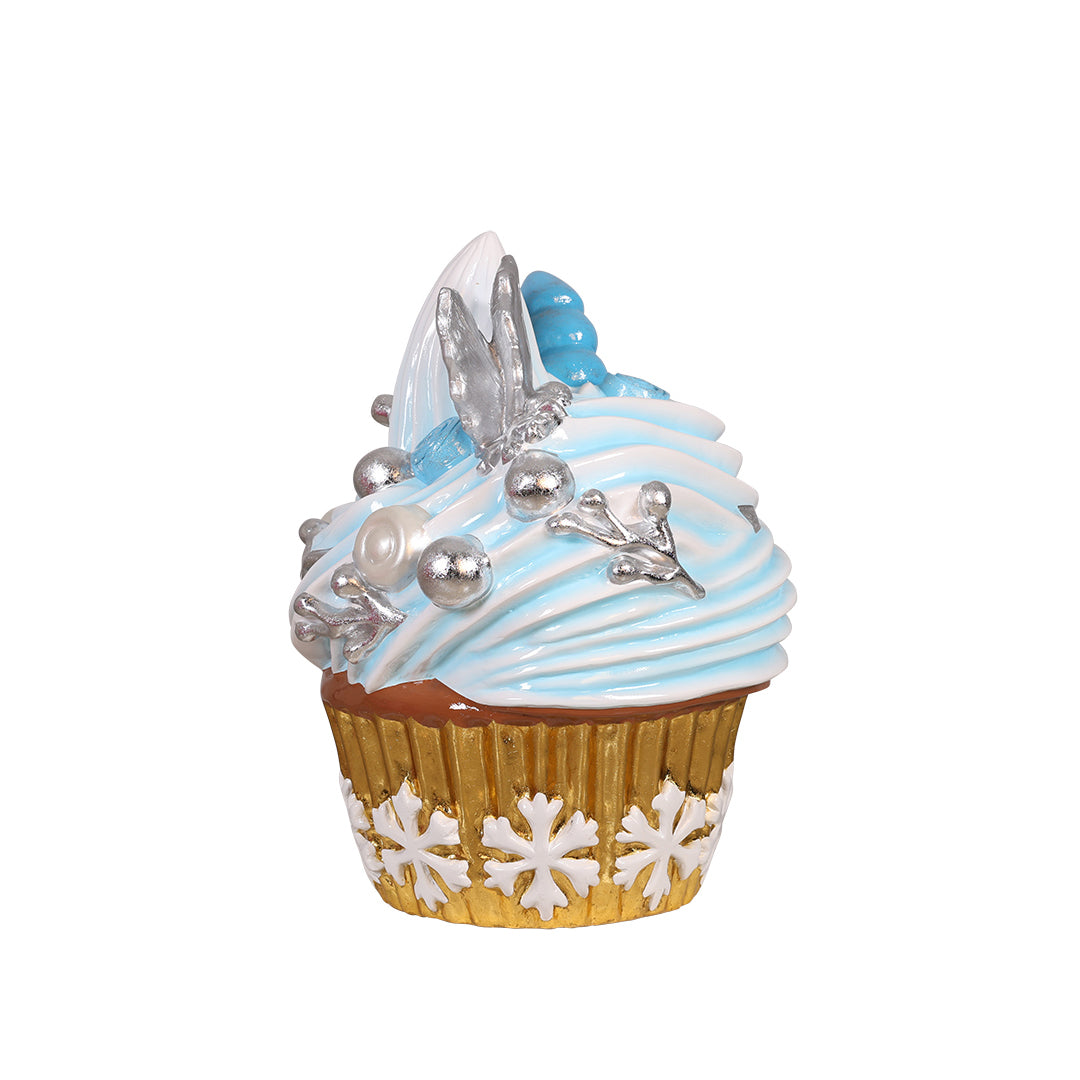 Christmas Cupcake (Snowflakes)