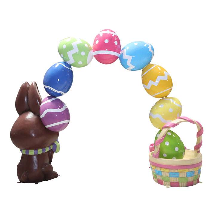 Easter Egg with Bunny Archway