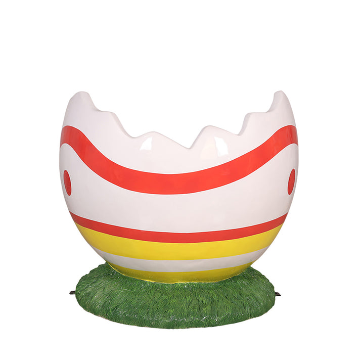 Cracked Egg Photo Op (Red & Yellow)