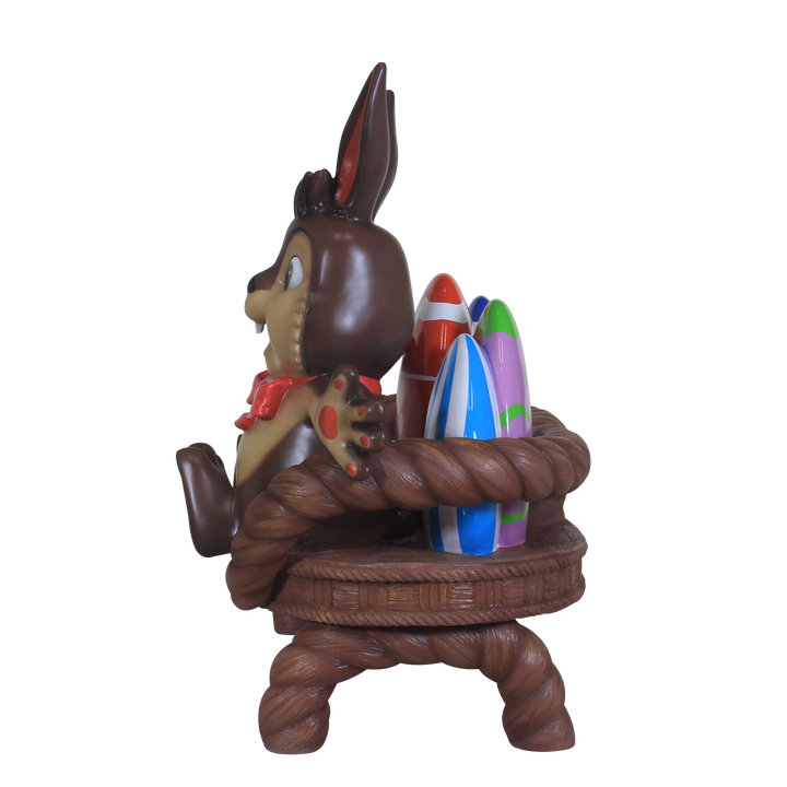 Easter Egg Bench - With Easter Bunny