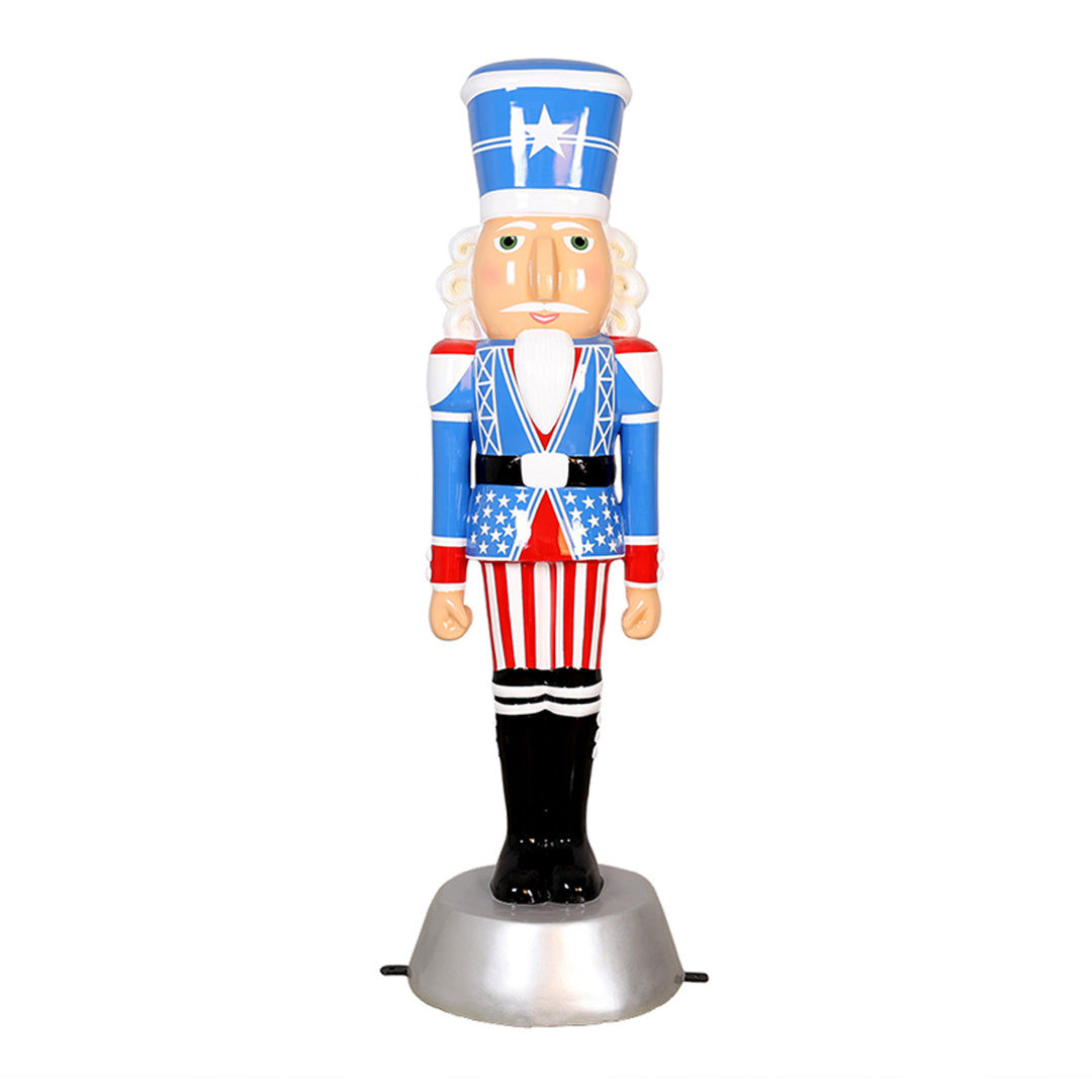 American Christmas Nutcracker Display - 9ft (Assorted Colors)