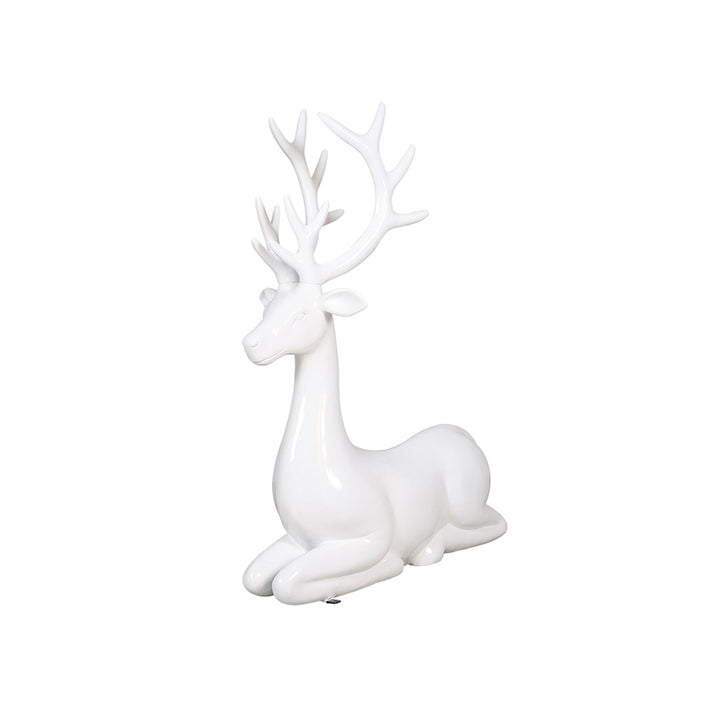 Deer Sitting Statues (Stags)