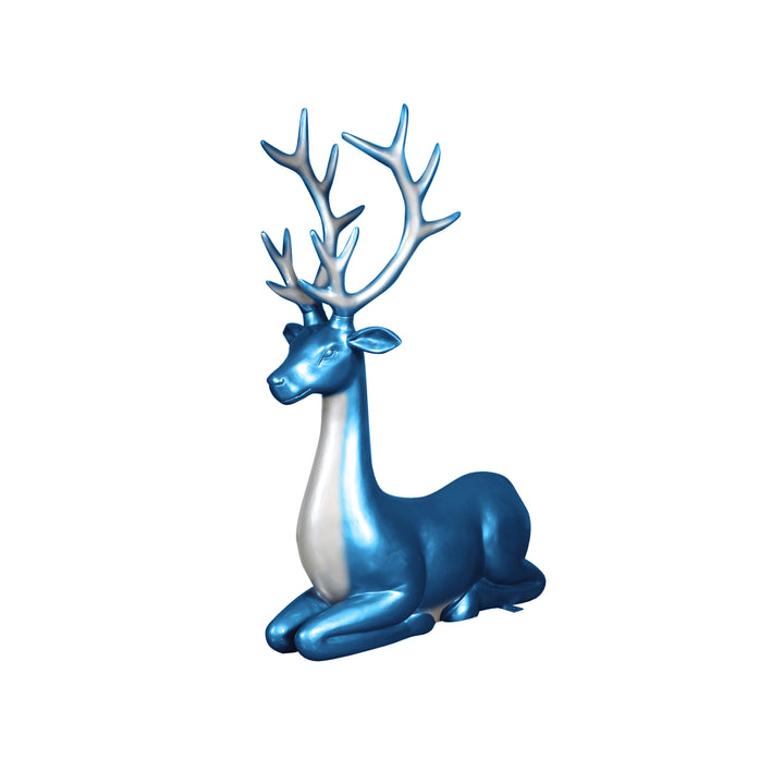 Deer Sitting Statues (Stags)