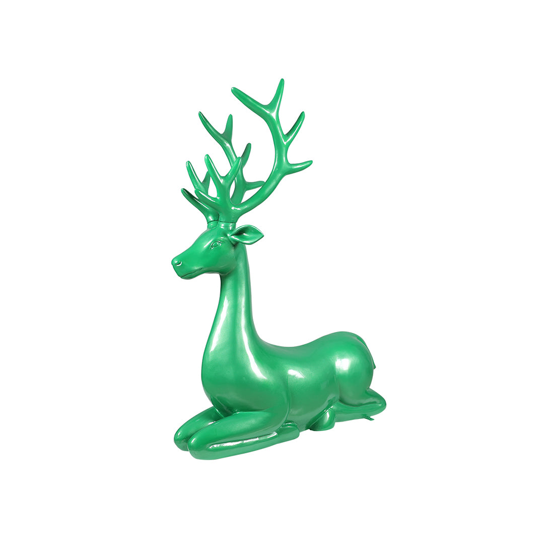 Deer Sitting Statues (Stags)