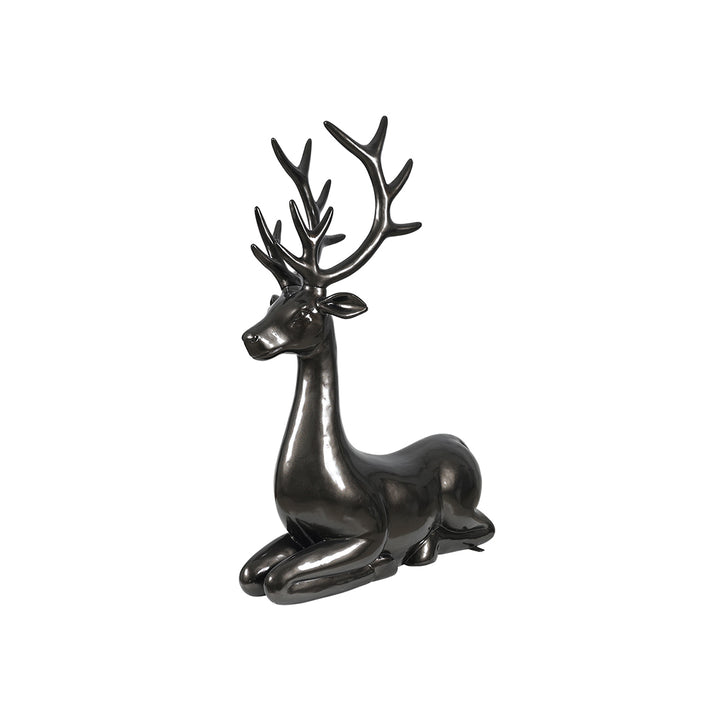 Deer Sitting Statues (Stags)