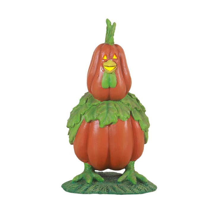 Pumpkin Rooster Decor for Halloween and Thanksgiving Decors