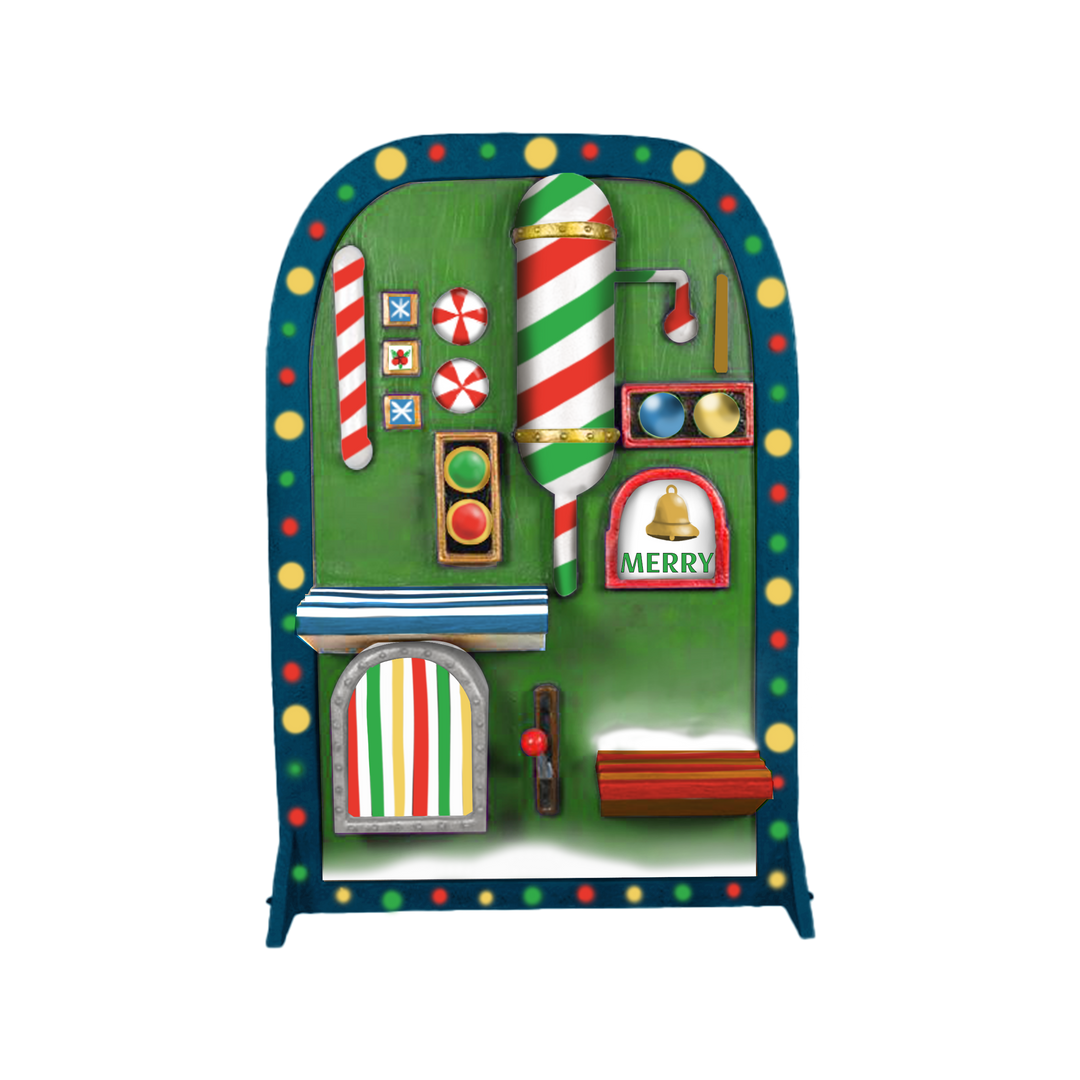 Santa's Christmas Toy Machine (Backdrop)