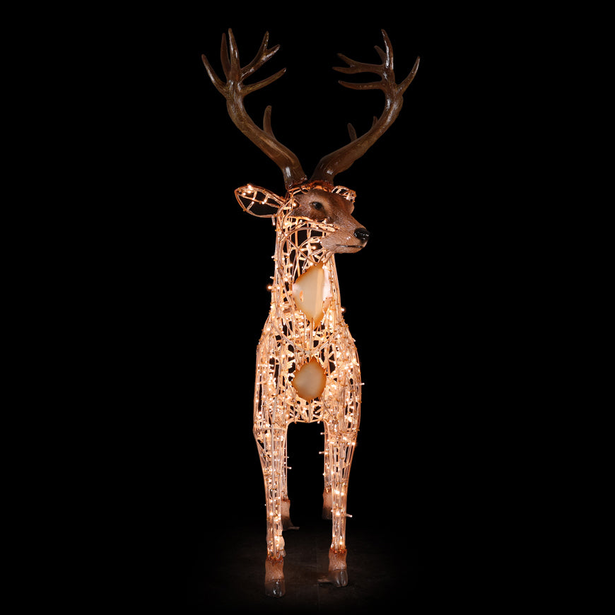 Stag - Golden white - Floor standing