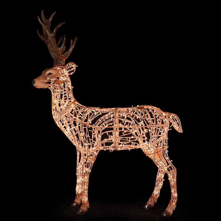 Stag - Golden white - Floor standing