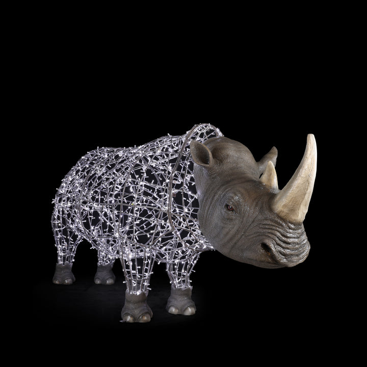 Rhinoceros (Cold White) - Cold White - Floor standing