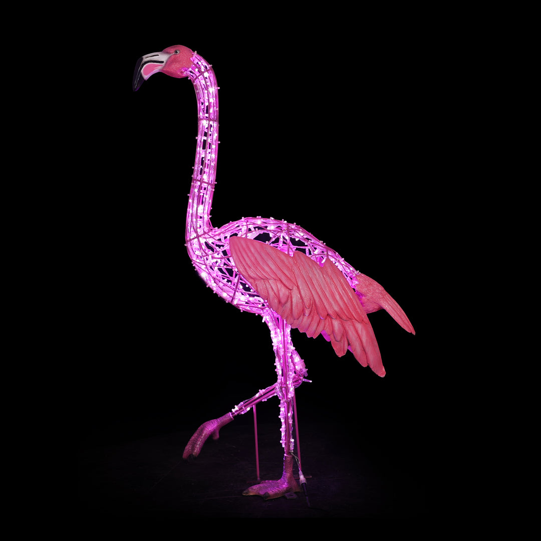 Flamingo Walking - Pink - Floor standing