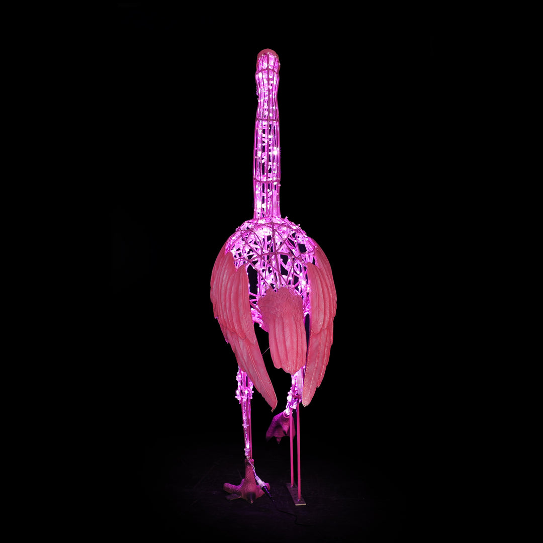 Flamingo Walking - Pink - Floor standing