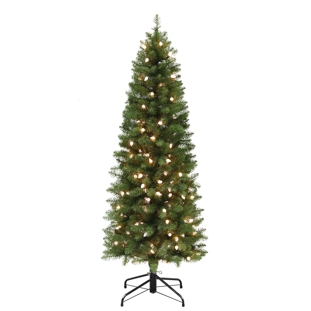 Accord Pine 5FT Christmas Tree with Dual-Color C6 LED Lights