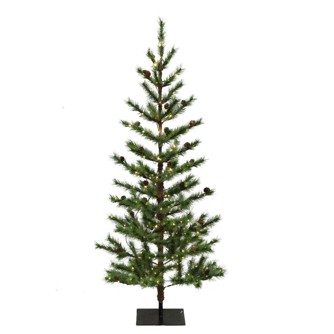 Battenfeld Pine 5FT Christmas Tree with Twinkling Warm White Rice Lights