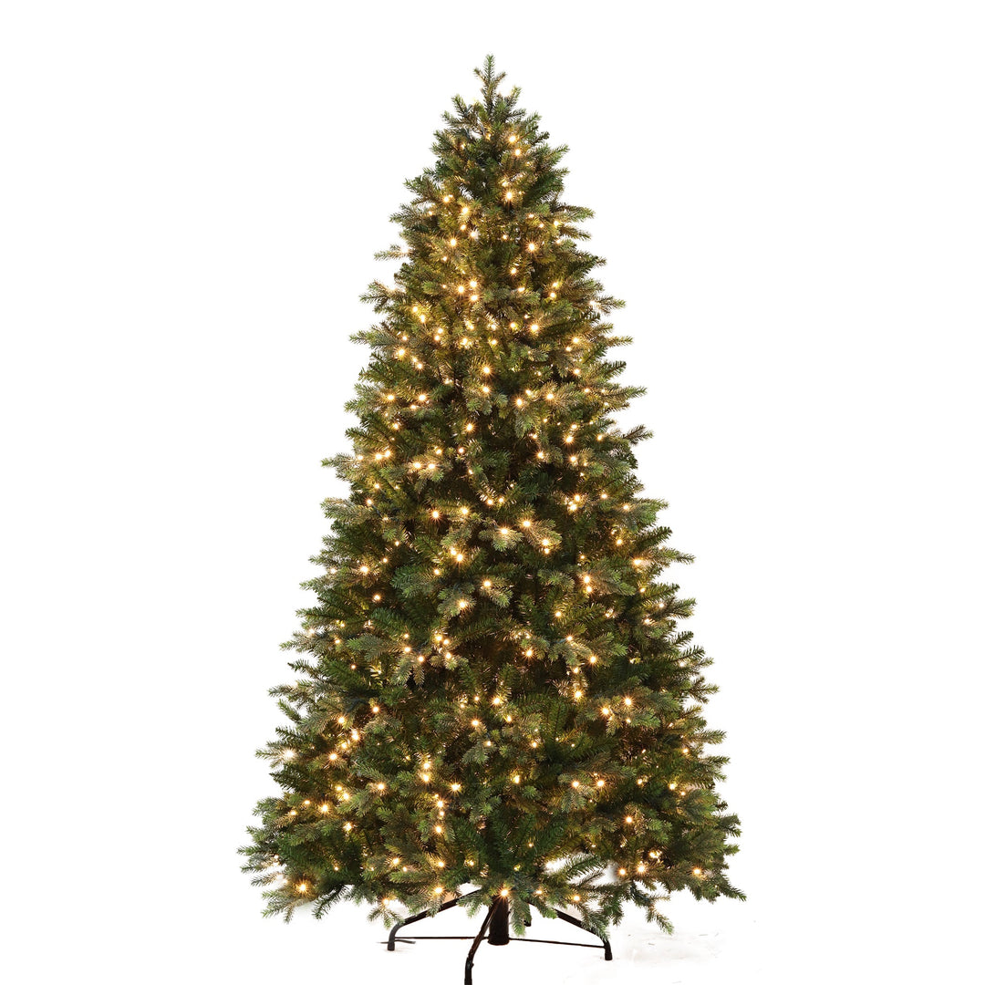 Blackcomb Pine 7.5FT Christmas Tree with Warm White 5MM Outdoor LED Lights