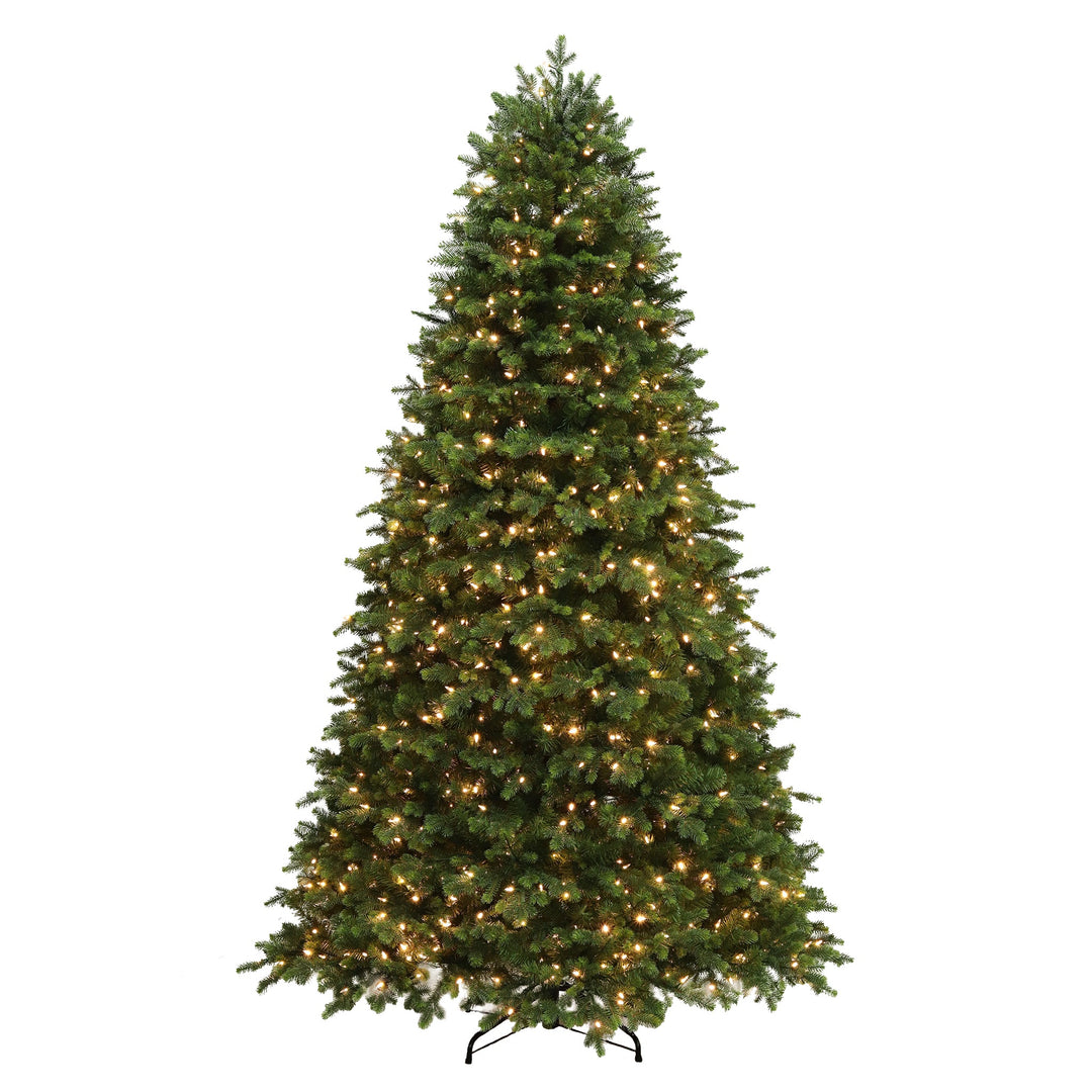 Camelback Pine 7.5FT Christmas Tree with Dual-Color LED Lights, M4 Cap, and Quick Pole