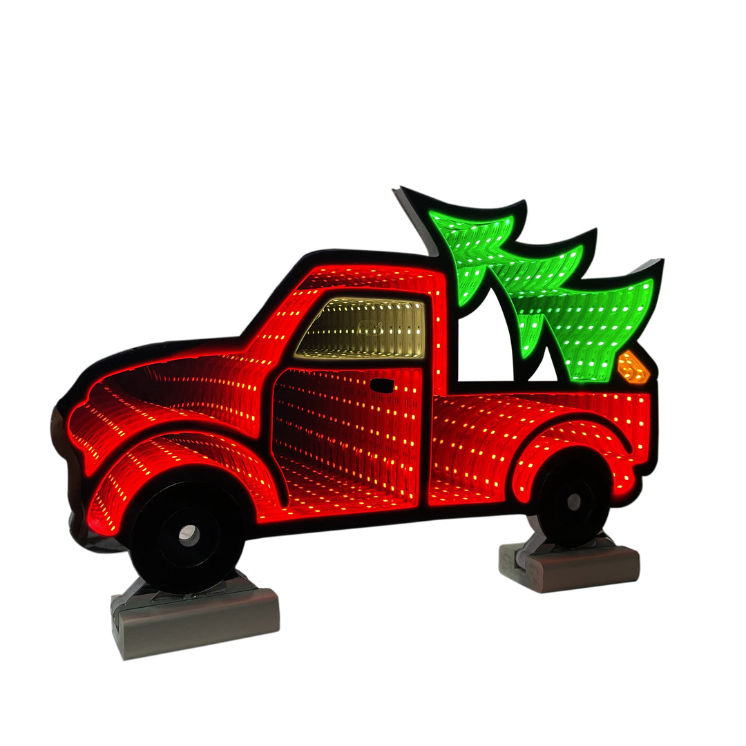 40cm Infinity Truck With Wooden Base