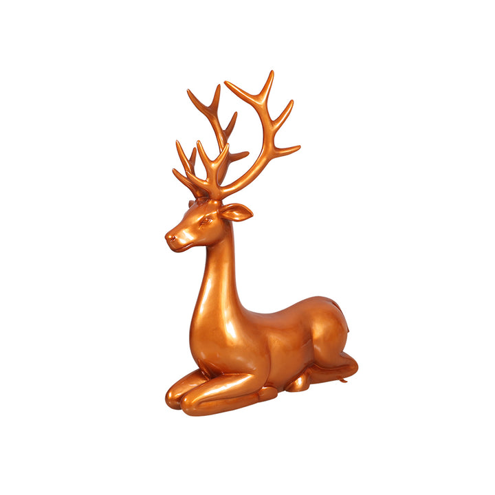 Deer Sitting Statues (Stags)