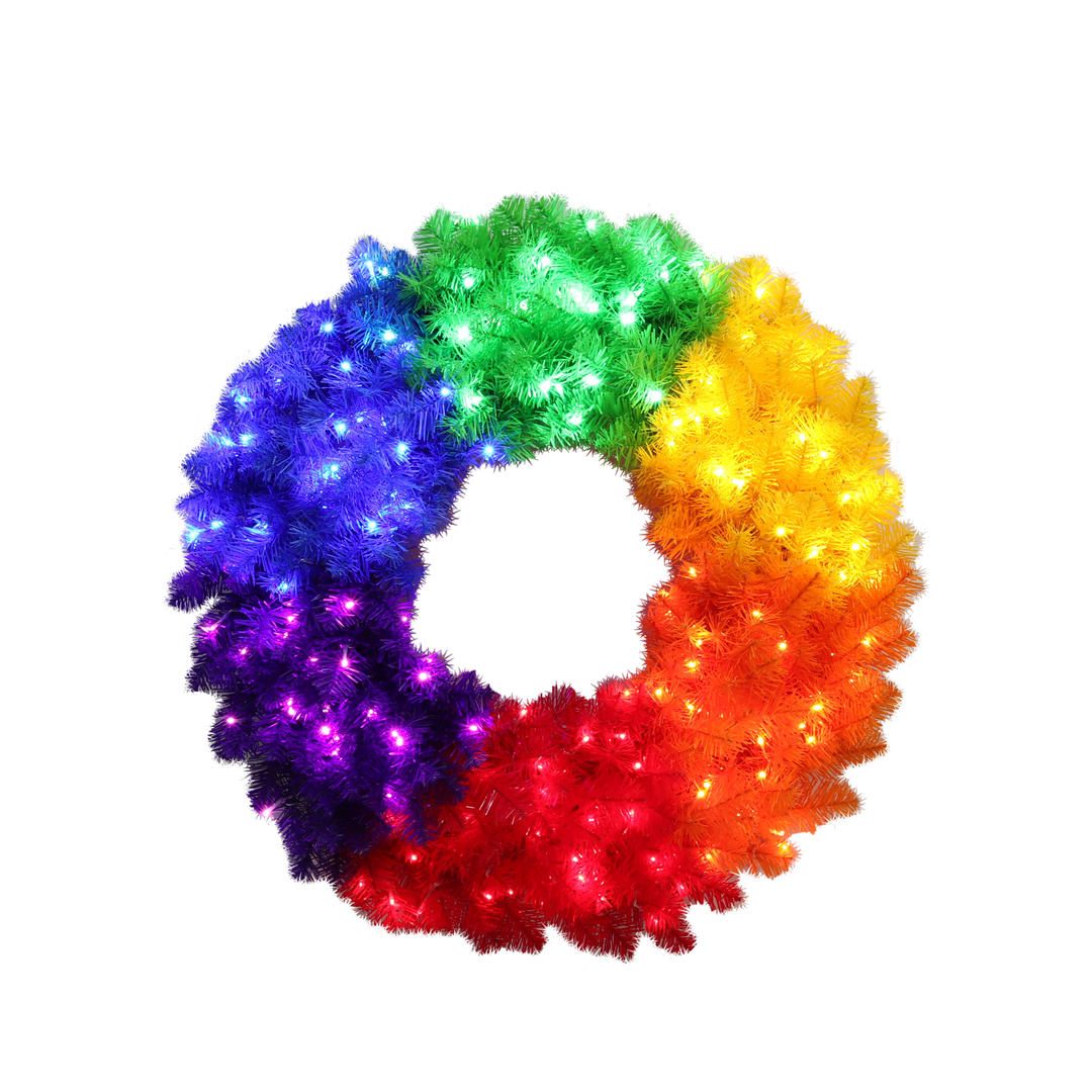 Multi Color Wreath