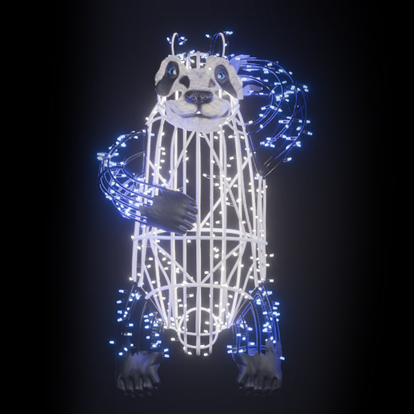 Baby Panda  - Cold white/blue