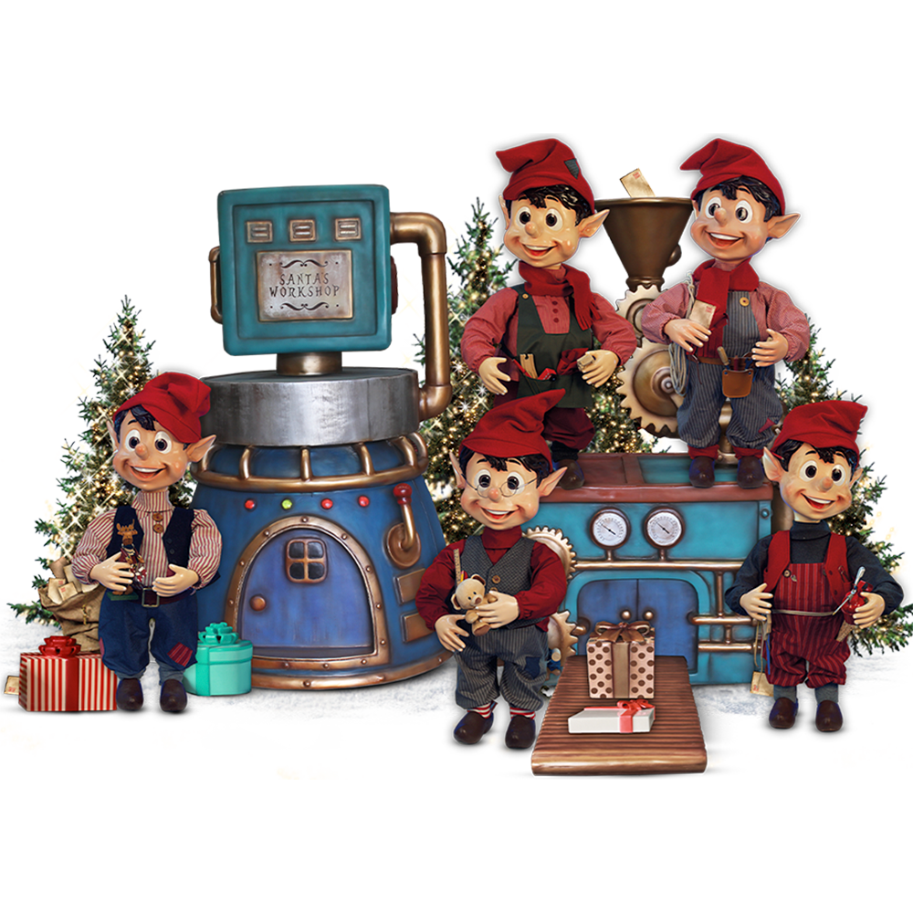 Toy Machine with Working Elves