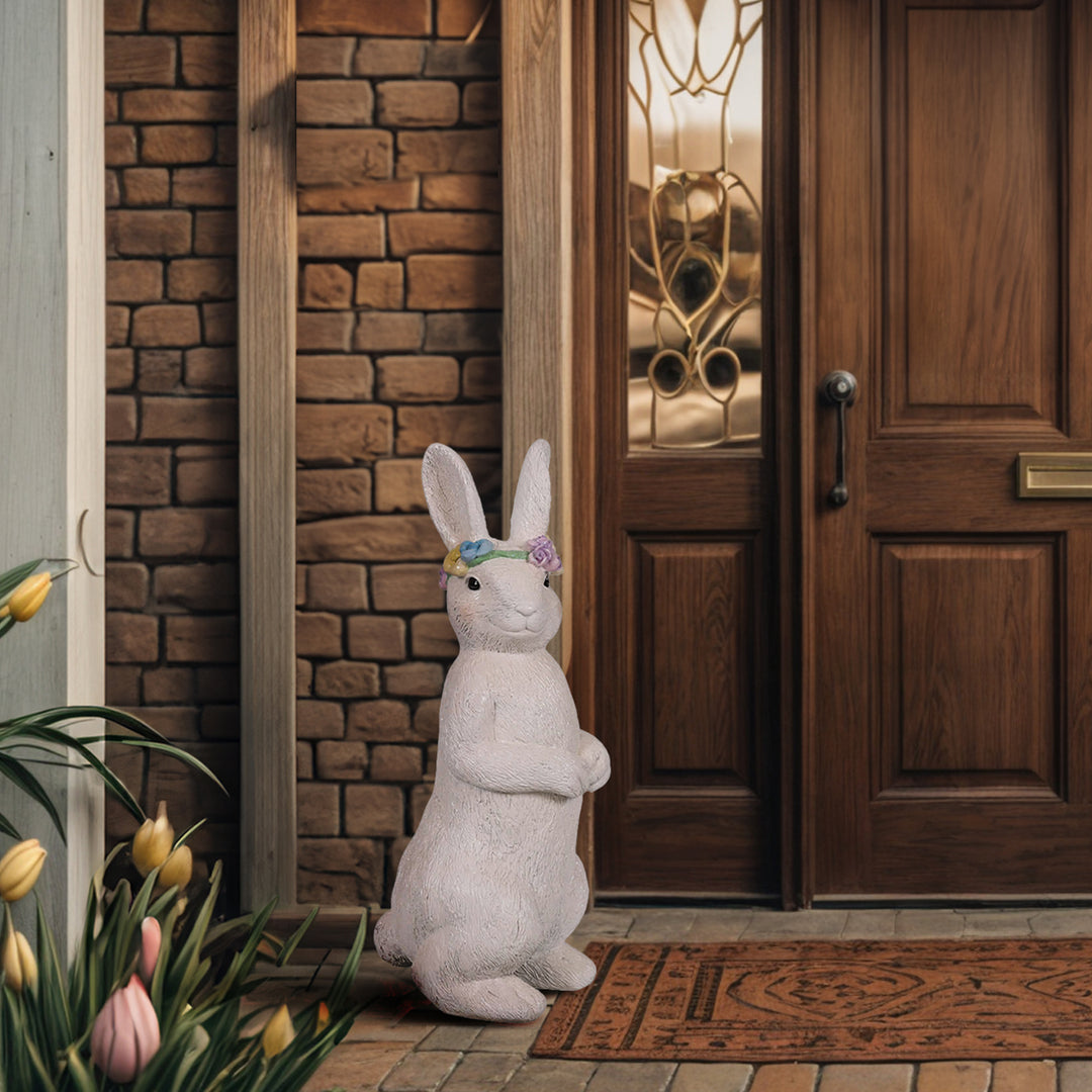 White Standing Bunny Easter White Standing Bunny Easter