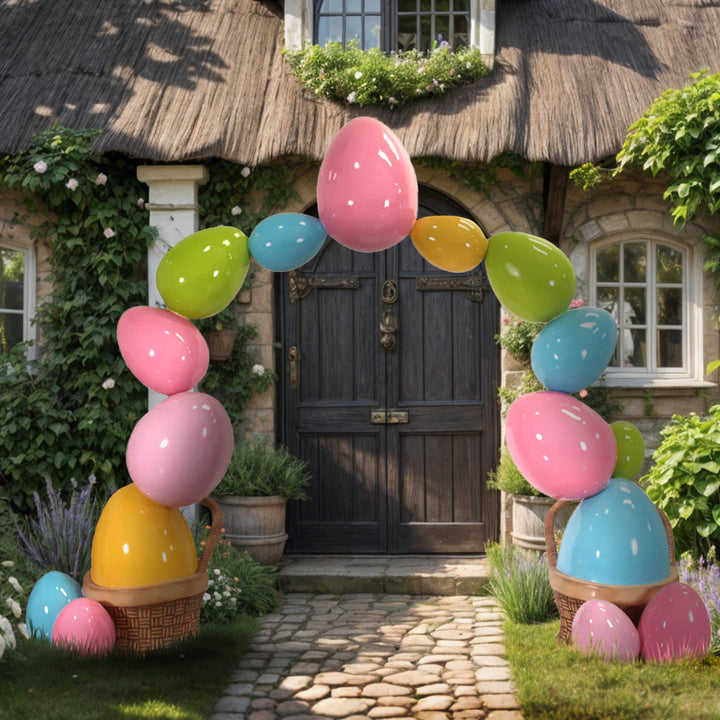Easter egg Arch (Plain Colors)