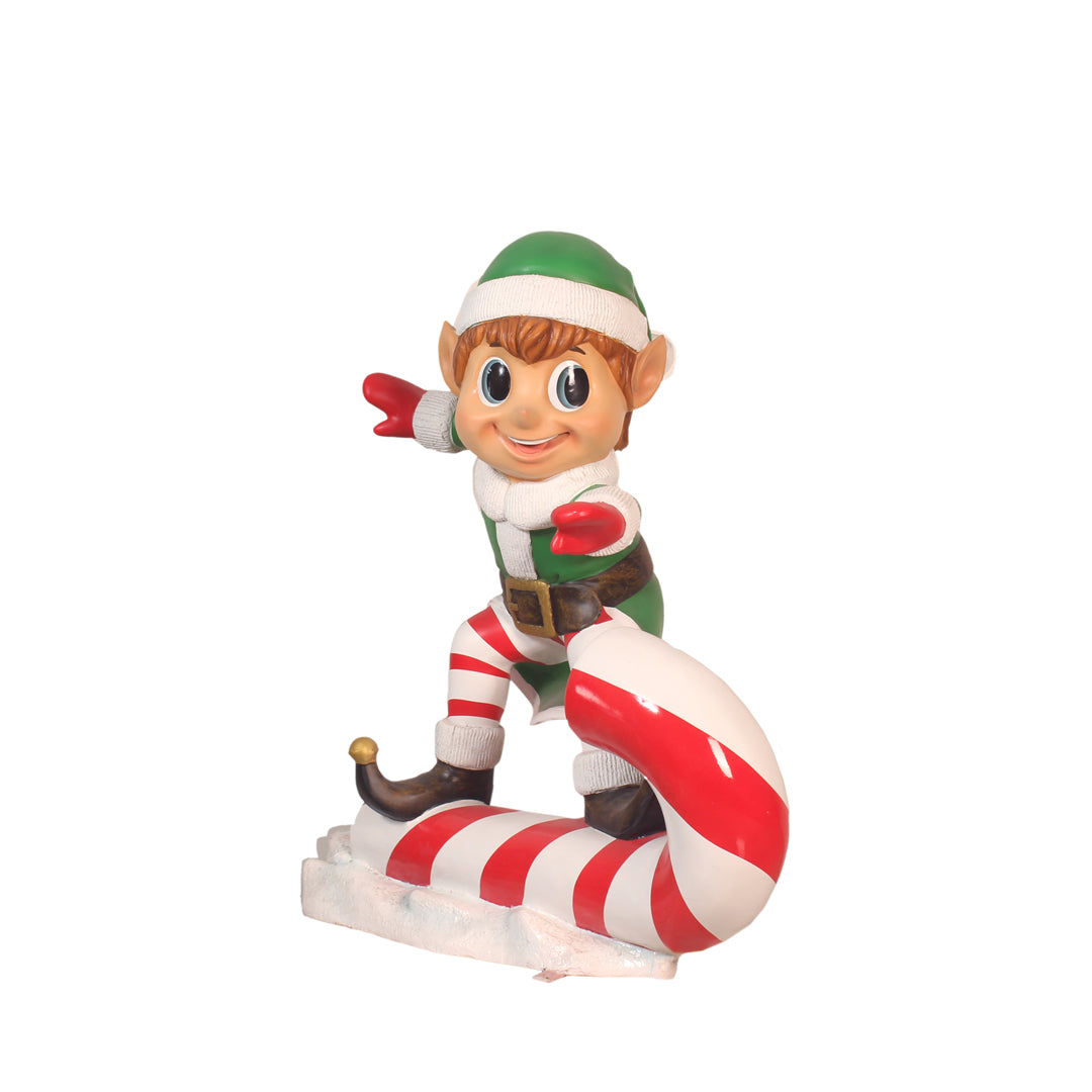 Elf On Candy Cane