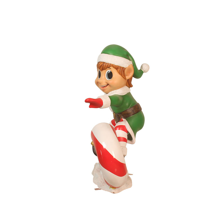 Elf On Candy Cane