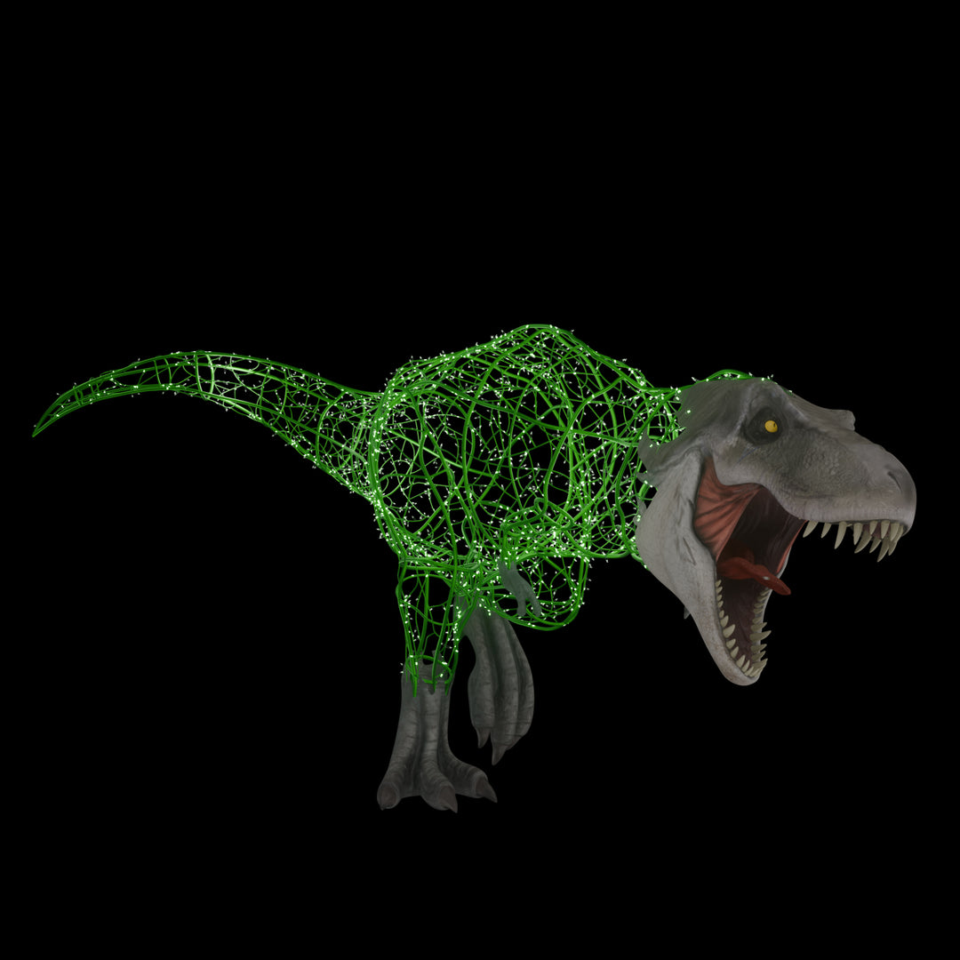 T-Rex Head Down (Green)