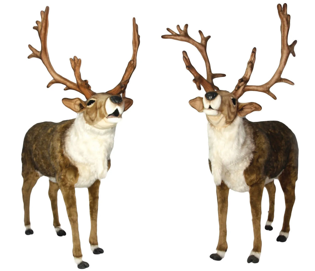 Animated 2 Nordic Reindeers - 165cm Tall – Universal Statues LLC Animated 2 Nordic Reindeers - 165cm Tall – Universal Statues LLC