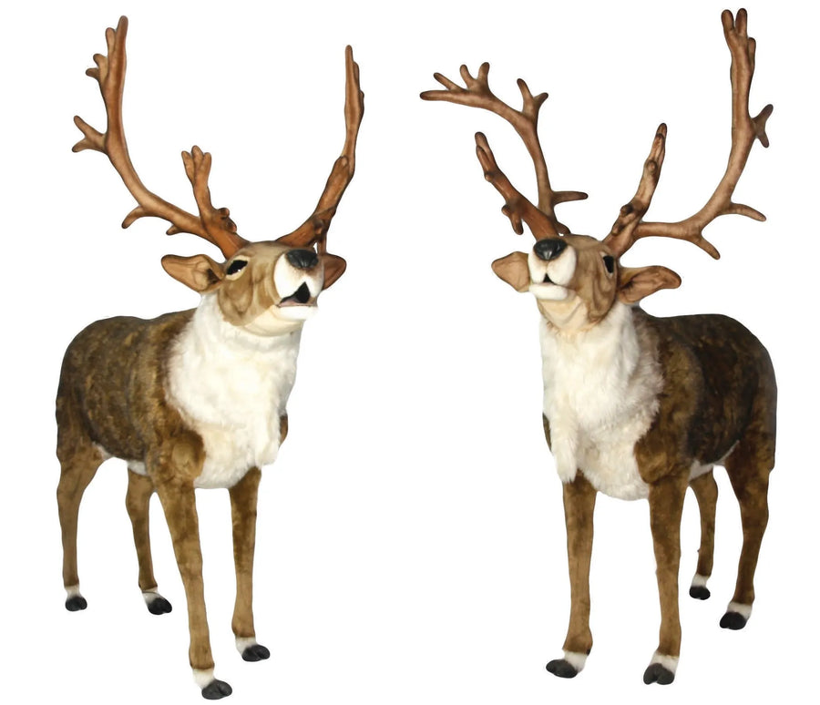 Animatronic 2 Nordic Reindeers - 165cm Tall