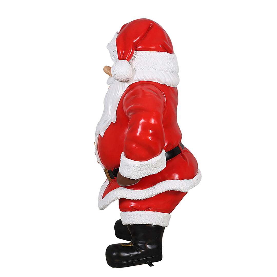 56-inch Life-Size Santa Statue