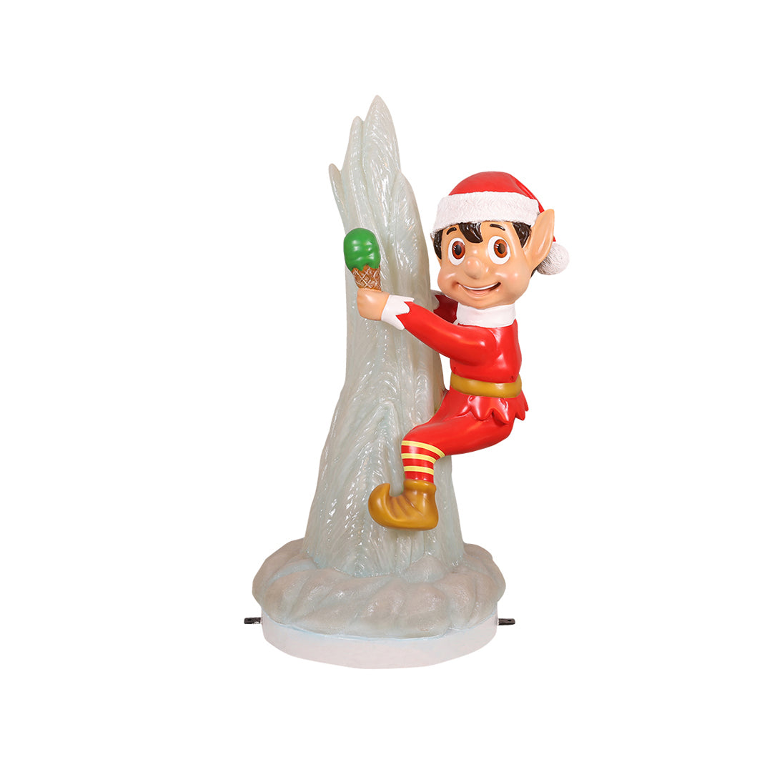 Santa Elf on Icicle (Blue Elf)